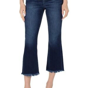 Liverpool Los Angeles Hannah Crop Flare Jeans Upland Wash Women’s 30x24.5